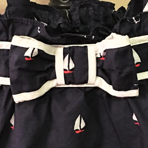 JANIE AND JACK Sailboat and Anchor Top  6-12Months - Picture 3 of 10